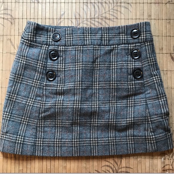 Size 0 Plaid Vintage Skirt - Picture 1 of 7